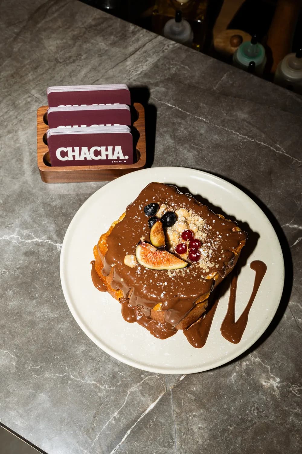 Brioche au caramel et à la figue, Chacha à Fréjus